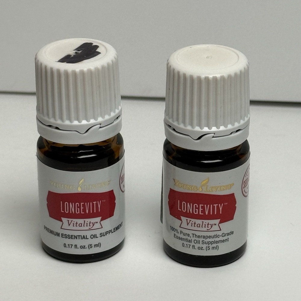 Young Living TWO Longevity Essential Oil 5ml .17 fl oz New